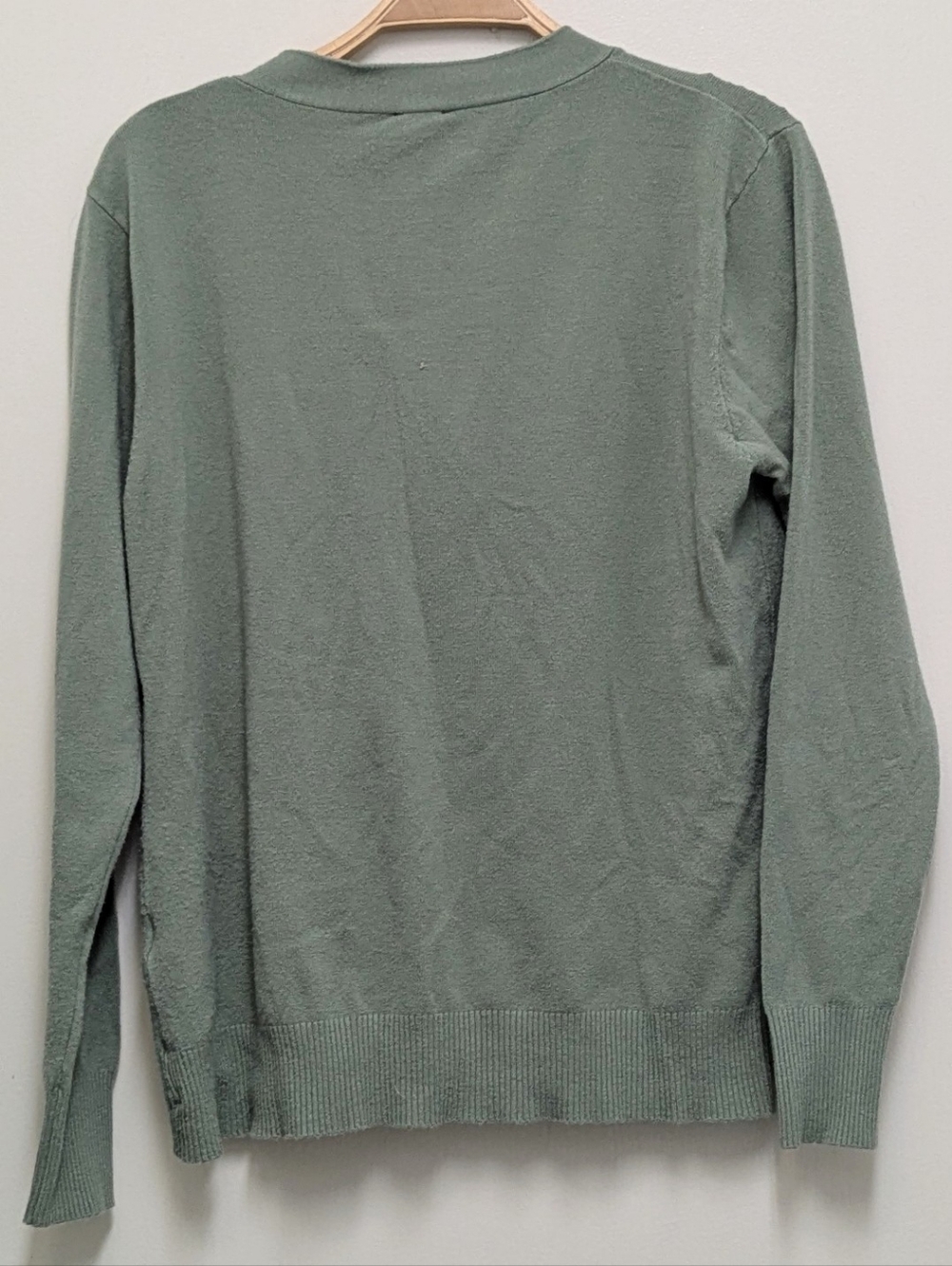 Aaeda Daisy Flower Cottagecore Open Front Cardigan Medium Sage Green - Picture 2 of 6
